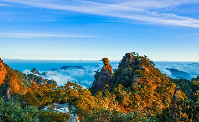 宿三清山女神宾馆，观奇峰云海，觅道风仙骨