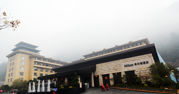 三清山希尔顿度假酒店开启了“国际范”的浓浓年味