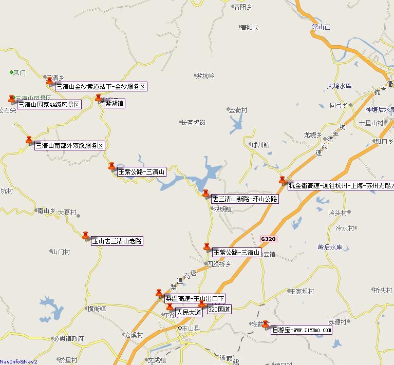 三清山自驾旅游地图指南