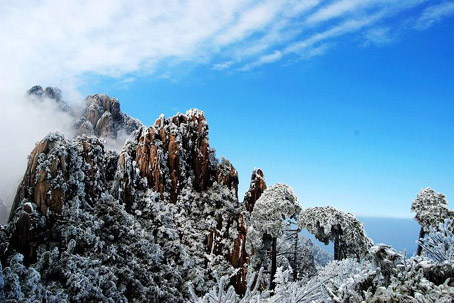 三清山雪